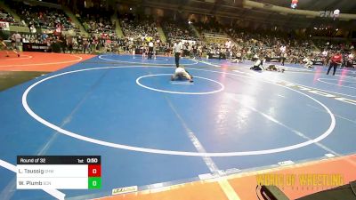 58 lbs Round Of 32 - Luke Taussig, Greater Heights Wrestling vs William Plumb, SCN Youth Wrestling