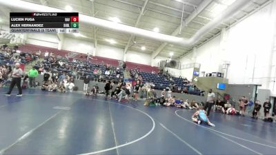 110 lbs Quarterfinals (8 Team) - Lucien Fuga, Ravage vs Alex Hernandez, Sublime Wrestling Academy