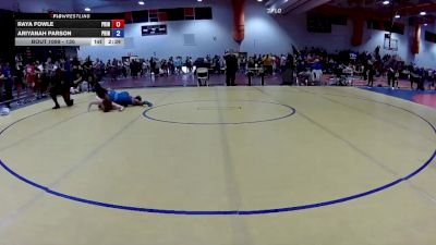 130 lbs Round 1 - Raya Fowle, Legend Wrestling Club vs Ariyanah Parson, Warmupgang Wrestling Club