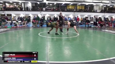 207 lbs Quarterfinal - Abbie Miles, Albion vs Ozioma Ogu, Northern Michigan University