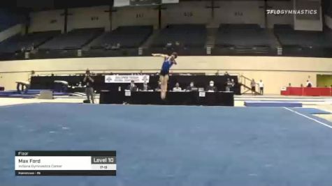Max Ford - Floor, Indiana Gymnastics Center - 2021 USA Gymnastics Development Program National Championships