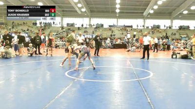 112 lbs Semifinal - Tony Biondillo, Ohio United - MS vs Jaxon Kraemer, Team Lil SHUTTs - MS