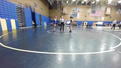 105lbs Cons. Round 4 - Peyton Polk, Kelso (Girls) vs Khloe Denison, Tonasket (Girls)