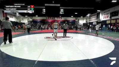 126 lbs Semifinal - Kavi Garvey, Dana Hills vs Matthew Truong, La Serna