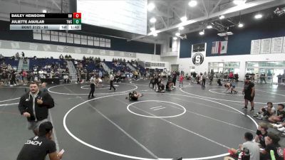80 lbs Round 3 - Bailey Heinsohn, Reign WC vs Juliette Aguilar, Threshold Wrestling Club