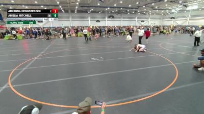 121 lbs Cons. Round 4 - Amelia Mitchell, Unattached vs Aryanna Hengstebeck, Unattached