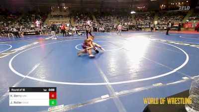 70 lbs Round Of 16 - Kingston Berry, Ark City Takedown vs Jaxon Roller, R.A.W.