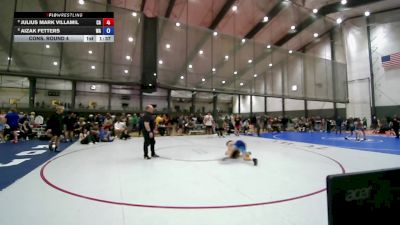 16U Boys GR - 113 lbs Cons. Round 4 - JULIUS MARK VILLAMIL, CA vs Aizak Fetters, WA