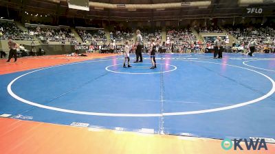 49 lbs Round Of 32 - Conor Ecker, R.A.W. vs Bryson Grigg, Tulsa Blue T Panthers