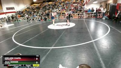 170 lbs Champ. Round 1 - Julia Skinner, Douglas vs Adelaide Chapel, Star Valley