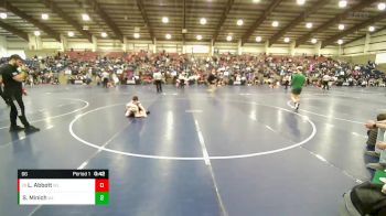 66 lbs Champ. Round 2 - Luke Abbott, Sanderson Wrestling Academy vs Samuel Minich, Southern Utah Elite Wrestling