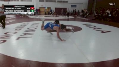 141 lbs Champ. Round 2 - Brayden Burmeister, Luther vs Pedro Velazquez, MSU Moorhead