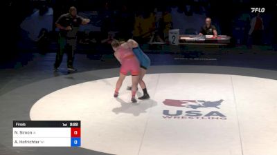 164 lbs Final - Naomi Simon, Iowa vs Alexandra Hofrichter, Wisconsin