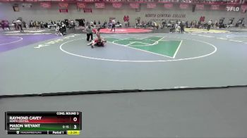 141 lbs Cons. Round 3 - Raymond Cavey, North Central vs Mason Weyant, Wabash