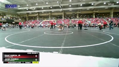 115 lbs Cons. Round 4 - James Daniels, Bonner Springs vs Isaac Garcia, Jr, Pomona Elite