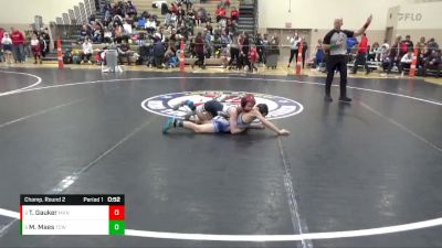 70 lbs Champ. Round 2 - Tate Gauker, Mankato vs Miles Maes, The Complete Wrestler