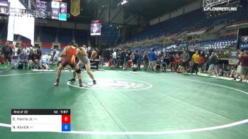 182 lbs Rnd Of 32 - Darryl Harris Jr., New York vs Noah Kovick, Montana