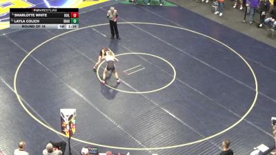 98 lbs Round Of 16 - Sharlotte White, Boiling Springs vs Layla Colich, Sharpsville