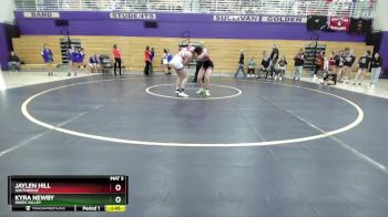 140 lbs Round 3 - Jaylen Hill, Southridge vs Kyra Newby, Owen Valley