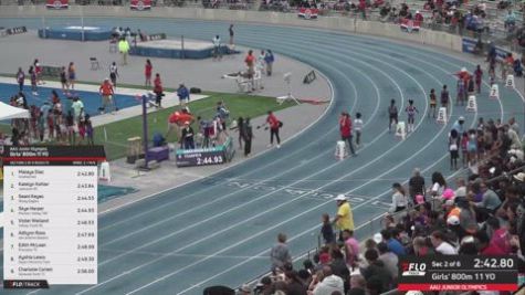 2026 AAU Junior Olympic Games - Youth Girls' 800m, Finals 3 - Age 11