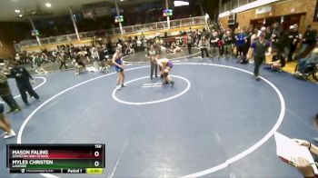 150 lbs Champ. Round 3 - Myles Christen, Lakeside vs Mason Faling, Lewiston High School