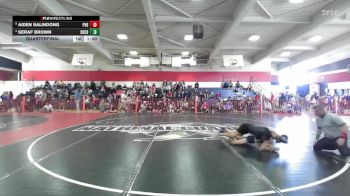Boys 108 lbs Quarterfinal - Aiden Salindong, Pleasant Valley Boys vs Seraf Brown, Shasta Charter Academy Boys