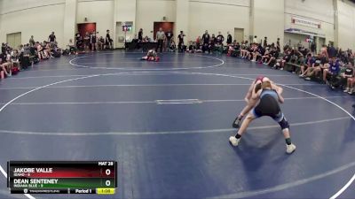 95 lbs Round 4 (6 Team) - JaKobe Valle, Idaho vs Dean Senteney, Indiana Blue