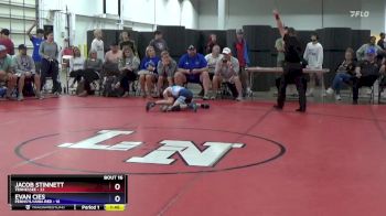 87 lbs Placement Matches (8 Team) - Jacob Stinnett, Tennessee vs Evan Cies, Pennsylvania Red