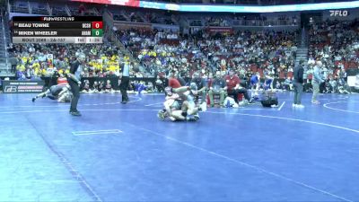 2A-157 lbs Champ. Round 1 - Beau Towne, BCLUW-SH vs Miken Wheeler, Anamosa