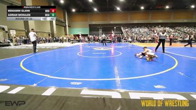 58 lbs Round Of 32 - Benjamin Glahn, Ellensburg vs Adrian Morales, SoCal Hammers