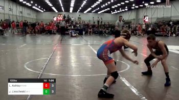100 lbs Prelims - Leonard Ashley, POWA vs Joseph Liescheski, OK Takedown