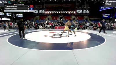 215 lbs Cons. Sub-quarters - Carter Green, KS vs Ryan George, CA