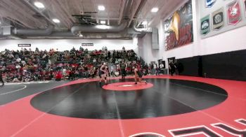 120 lbs Champ. Round 1 - Logan Balmer, Arvada West vs Kate Brunner, Regis Jesuit