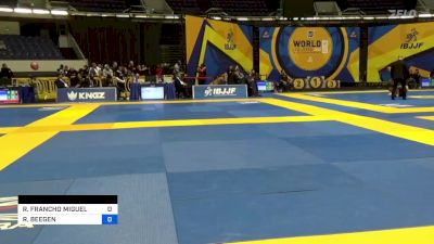 RAMON FRANCHO MIGUEL vs ROCKFORD BEEGEN 2022 World IBJJF Jiu-Jitsu No-Gi Championship