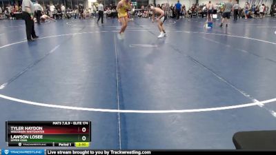 Elite 174 lbs Cons. Round 4 - Lawson Losee, Upper Iowa vs Tyler Haydon, Wisconsin-Whitewater