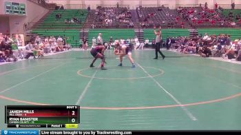 150 lbs Semis & 1st Wb (8 Team) - Ryan Banister, Camden County vs Jaheim Mills, Mill Creek