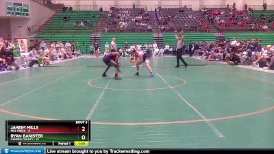 150 lbs Semis & 1st Wb (8 Team) - Ryan Banister, Camden County vs Jaheim Mills, Mill Creek