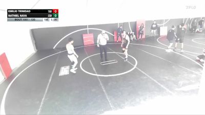 120 lbs Champ. Round 1 - Emilio Trinidad, Tustin High Wrestling vs Nathiel Nava, Southwest Stallions WC