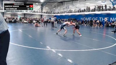 Elite 165 lbs Champ. Round 2 - Sampson Henson, Wartburg vs Nick Mueller, Upper Iowa