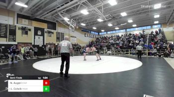 220 lbs Semifinal - Nicholas Augeri, Staples vs Lukas Cylwik, Trumbull