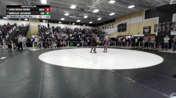 285 lbs Quarterfinal - Jose Rivas Perez, Westhill vs Westley Jackson, East Hartford
