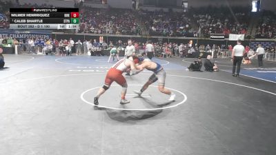 D 1 190 lbs Champ. Round 2 - Caleb Shartle, St. Paul`s vs Wilmer Henrriquez, Riverdale
