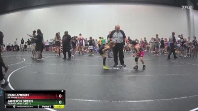 52 lbs Round 4 (10 Team) - Ryan Amorim, MF Purge Elite vs Jameson Green, Pedraza Wrestling