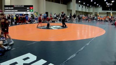 70 lbs Round 6 (8 Team) - Luke Blair, Alabama Elite Black vs Landon Walker, MF Dynasty