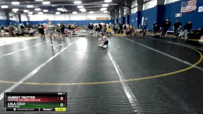 95 lbs Round 4 - Lola Colo, Idaho Gold vs Aubrey Trotter, Mountain Man Wrestling Club