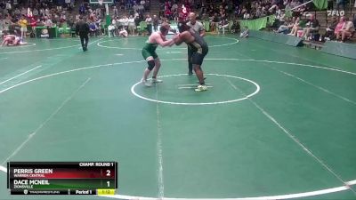 285 lbs Champ. Round 1 - Perris Green, Warren Central vs Dace McNeil, Zionsville