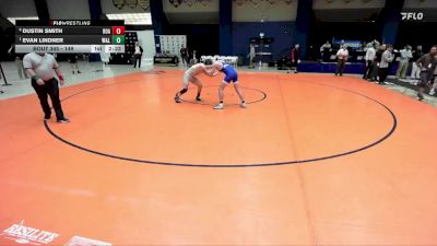 149 lbs Cons. Round 3 - Evan Lindner, Washington & Lee vs Dustin Smith, Roanoke College