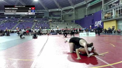 207 lbs Round 1 (16 Team) - Kamila Castro, Gannon University vs Tristan Kelly, McKendree University