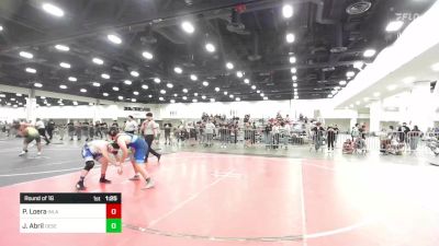 156 lbs Round Of 16 - Peter Loera, Inland Elite WC vs Jacob Abril, Desert Dogs WC