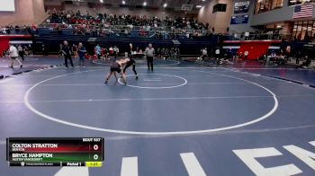 132 lbs Champ. Round 1 - Colton Stratton, Benton vs Bryce Hampton, Austin Vandegrift